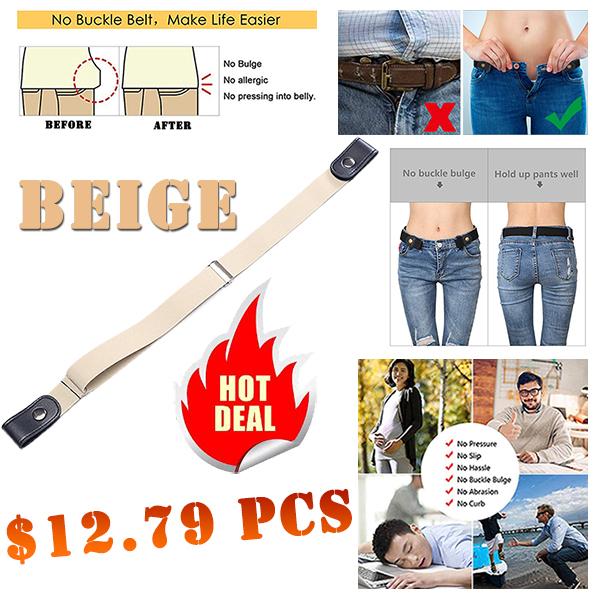 Buckle-Free Elastic Invisible Belt