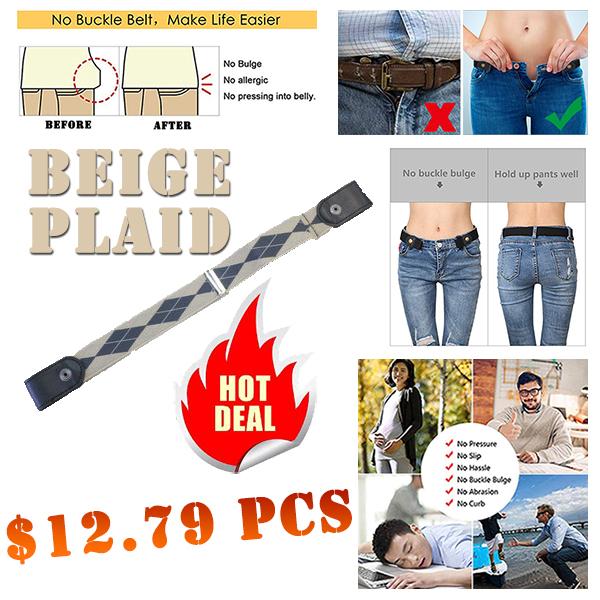 Buckle-Free Elastic Invisible Belt