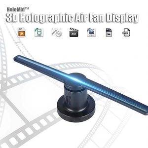 HoloMid™ 3D Holographic Air Fan Display