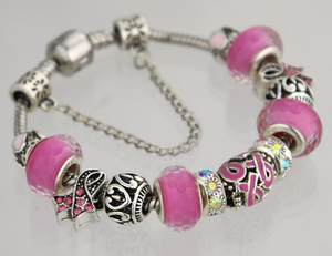 Breast Cancer Awareness Charm Bracelet Limited Edition