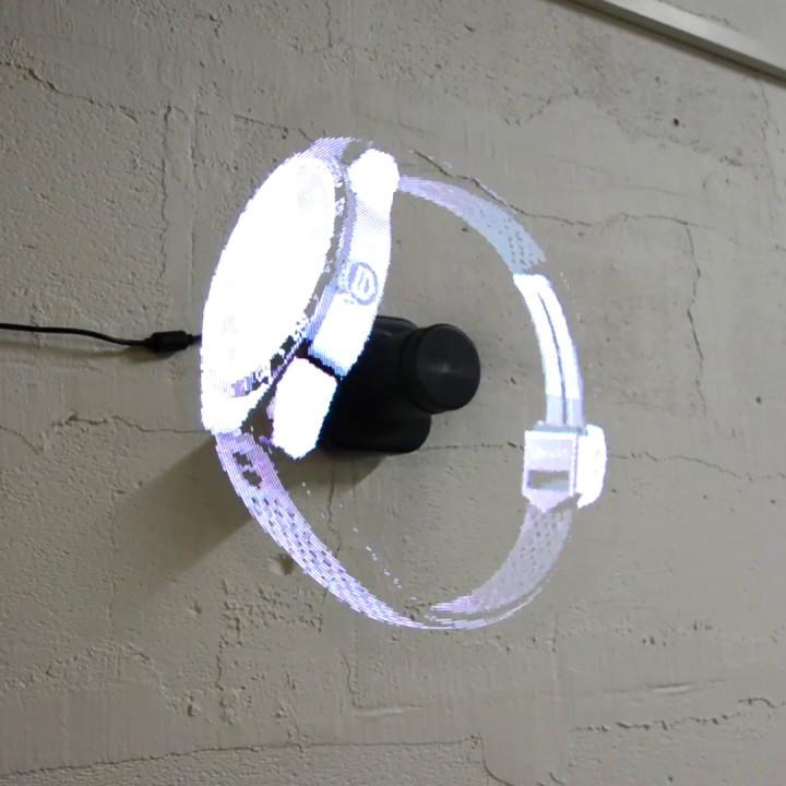 HoloMid™ 3D Holographic Air Fan Display